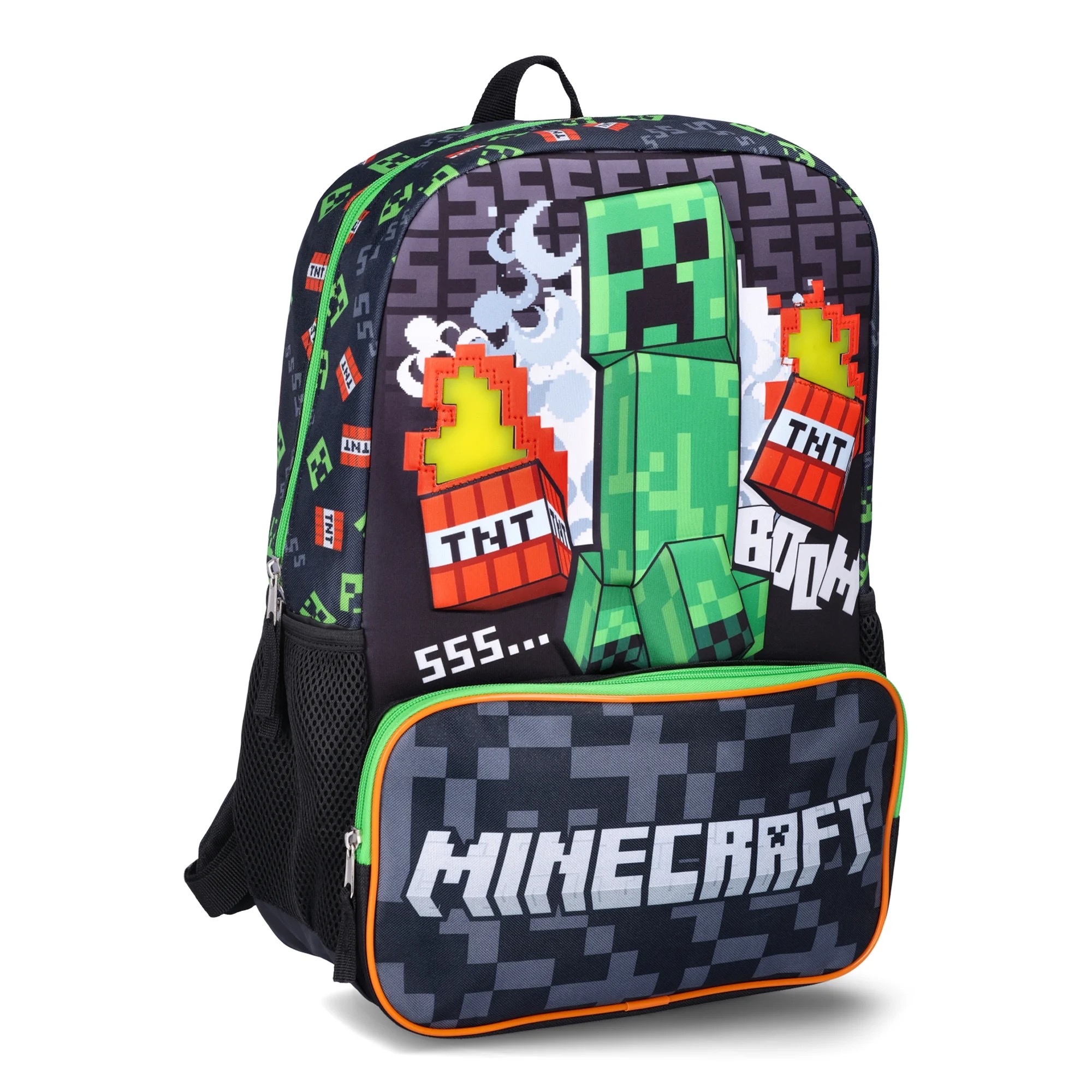 กระเป๋าเป้สะพายหลัง Minecraft 17" Light-Up Backpack