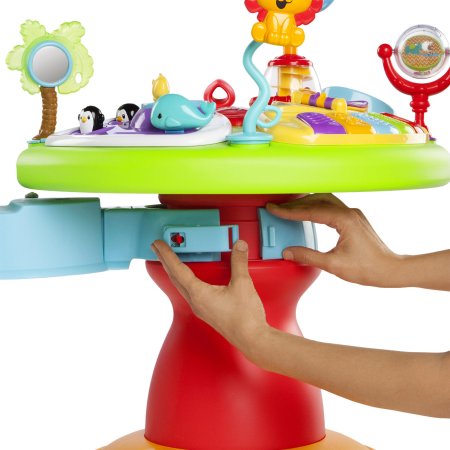 โต๊ะกิจกรรมเสริมพัฒนาการ Bright Starts Around We Go Zippity Zoo 3-in-1 (AWG)