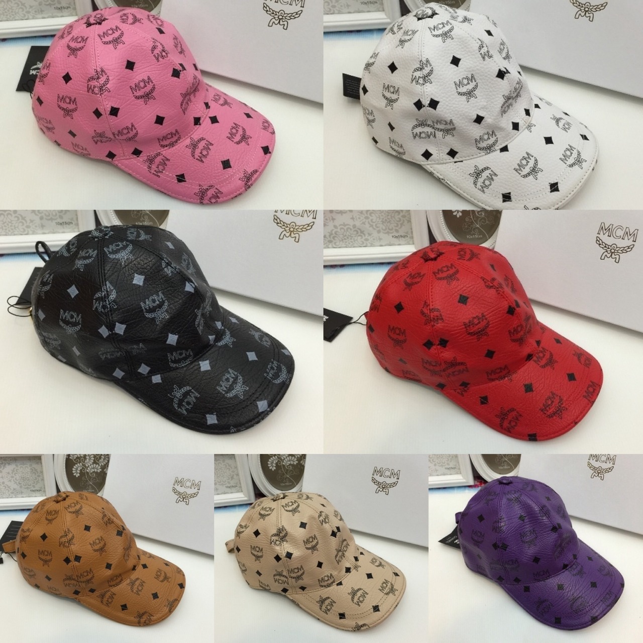 หมวก mcm cap hiend หลายแบบ สอบถามได้ค่ะสต็อคเปลี่ยนตลอด