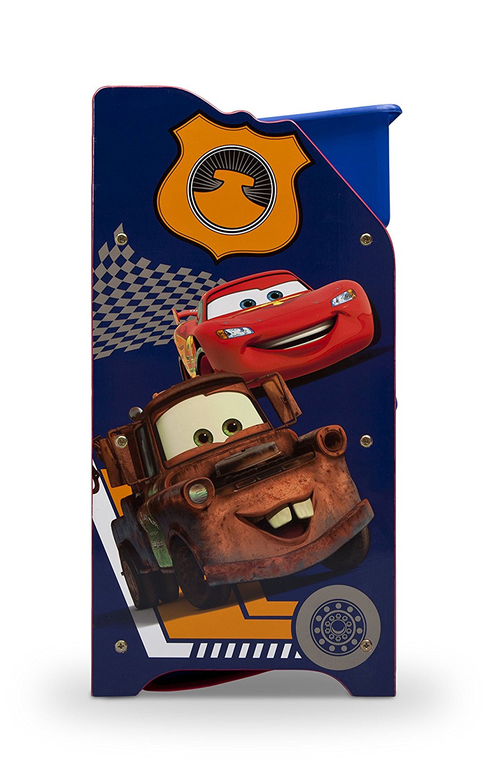 ชั้นเก็บของไม้พร้อมกระบะพลาสติก Delta Children Plastic 9 Bin Organizer (Cars)