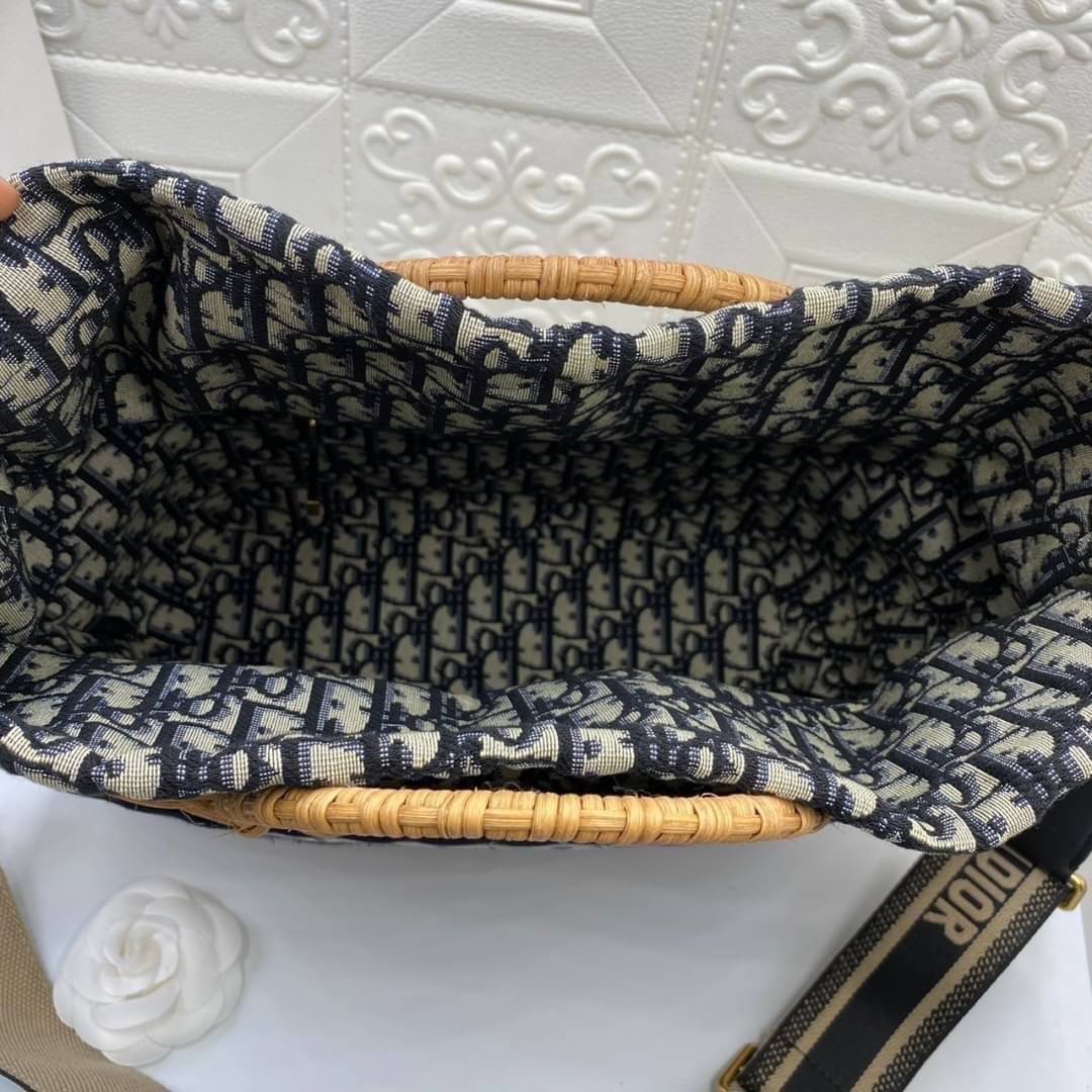 กระเป๋า dio wicker basket 28 cm