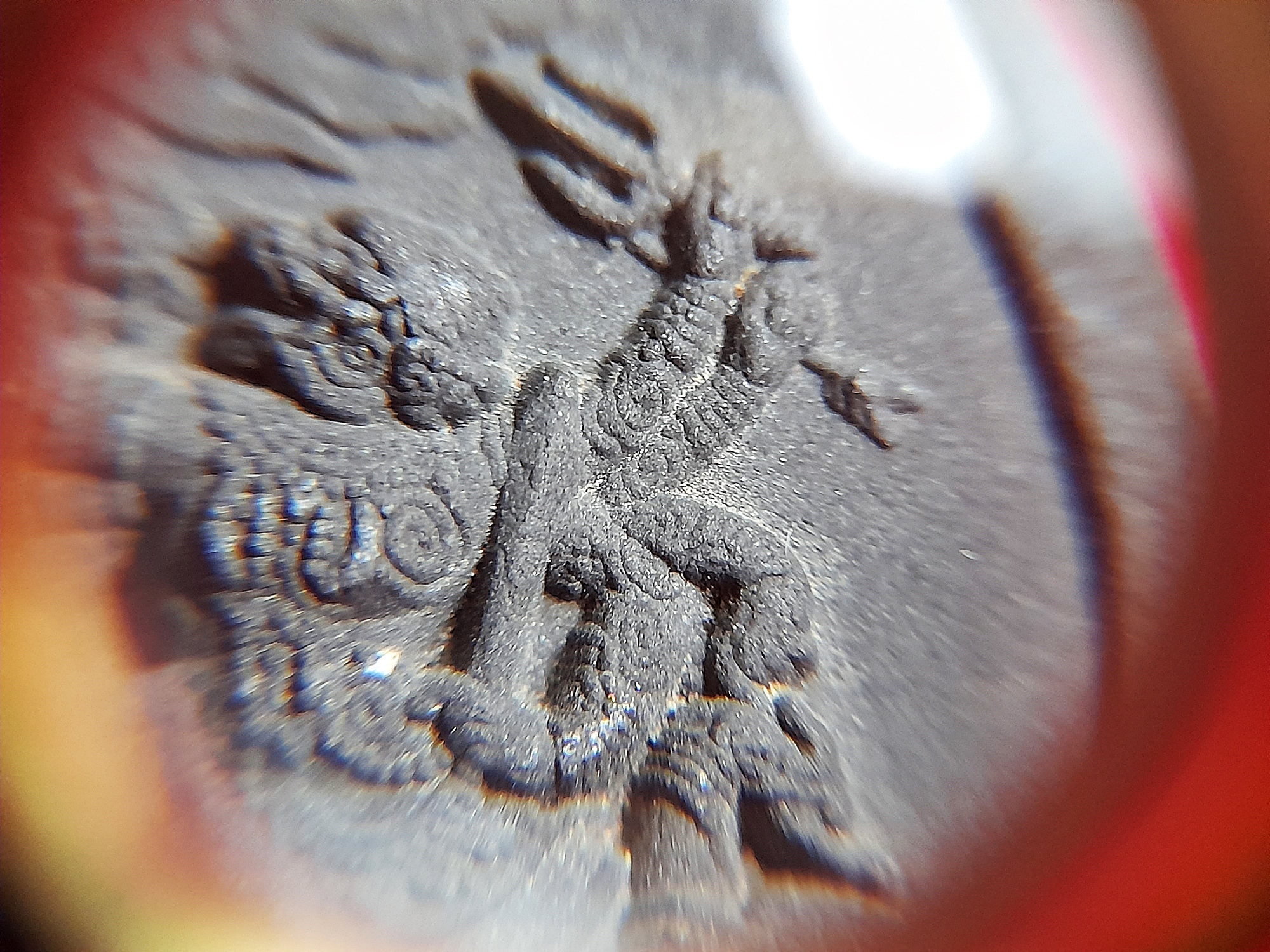 เหรียญ หนุมาน8กร (รุ่นนี้เก่งทางช่วยหาเงิน) เนื้อผง ปี2562 #รับประกันแท้ - พระอาจารย์สุริยัณ วัดป่าฉัพพรรณรังสี จ.ชัยภูมิ