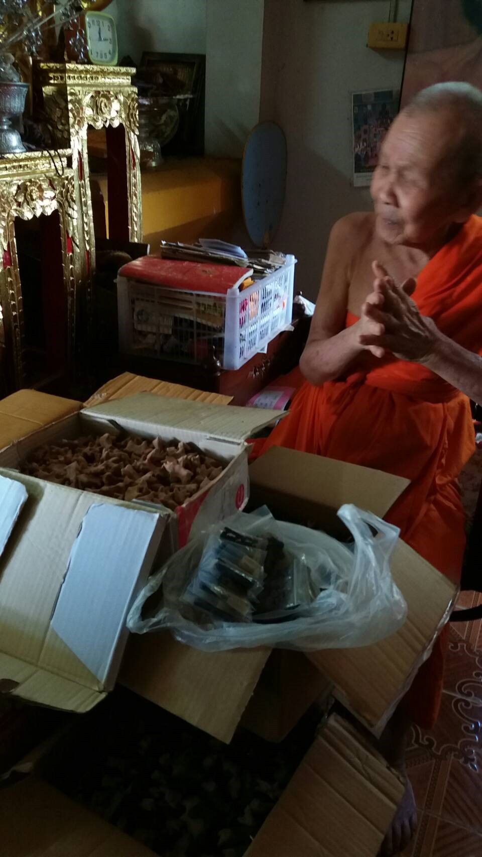 หุ่นพยนต์ ขี่วัวธนู ปี2560 #รับประกันแท้ - หลวงพ่อหนุน วัดพุทธโมกข์