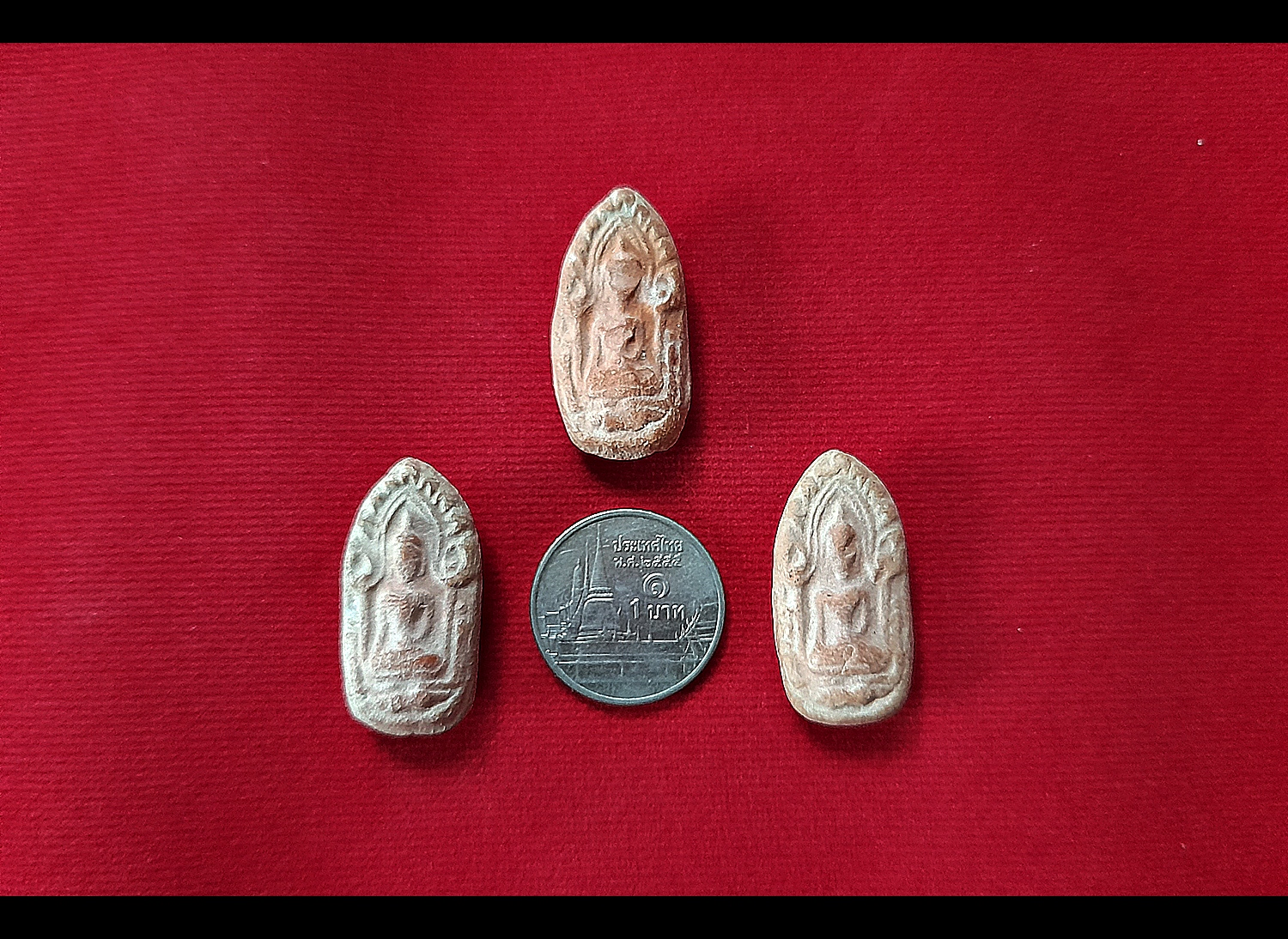 พระขุนแผน เนื้อดิน พิธีจตุรพิทพรชัย ปี2518 (#รับประกันแท้) - ทัน หลวงพ่อกวย วัดโฆสิตาราม ร่วมปลุกเสก