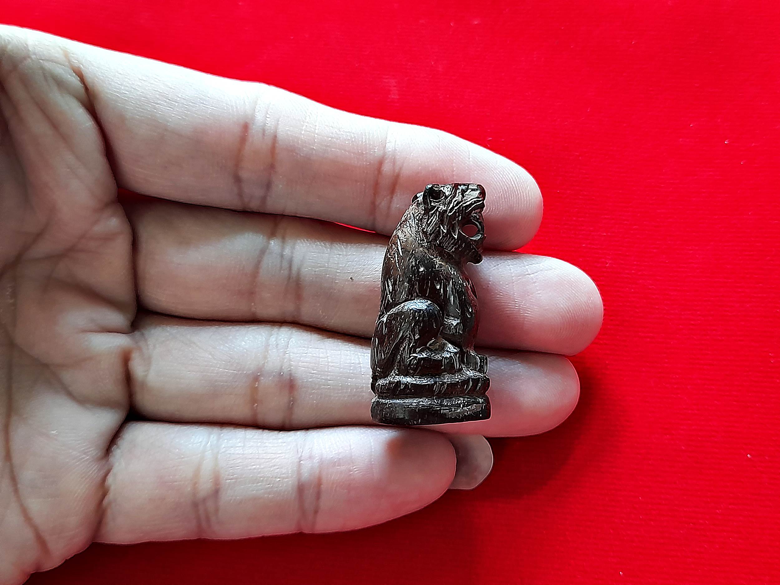 เสือ เนื้อไม้ (แกะสลักจากไม้ศาลาเก่าของหลวงพ่อเดิม วัดหนองโพธิ์) #พิมพ์เล็ก #รับประกันแท้ - ปลุกเสกและจารยันต์ ปี2565 โดย หลวงพ่อบ๊ะ วัดโพธิลังการ์ จ.สิงห์บุรี