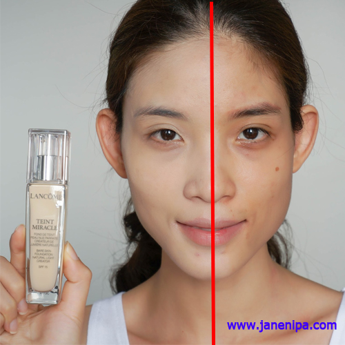 (ลด 60% Tester ตัวเต็ม No box สี O-06 สำหรับผิวสองสี- ผิวเข้ม) Lancome Teint Miracle Natural Light Creator Bare Skin Perfection SPF15 รองพื้นสูตรฟลูอิดสูตรผสมพิเศษเพื่อเสริมความชุ่มชื้นและคงความกระจ่างใสได้ยาวนาน พร้อมเพิ่มความเปล่งปลั่งสว่างใสให้กับผิว