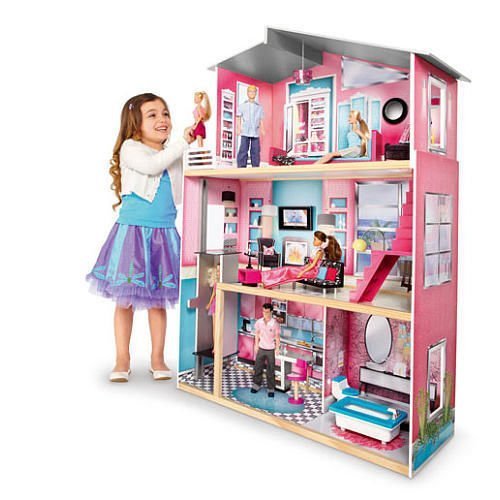 บ้านตุ๊กตาทรงโมเดิร์นหลังยักษ์ KidKraft Modern Luxury Dollhouse