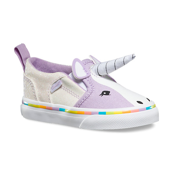 รองเท้าผ้าใบสำหรับเด็ก VANS Toddler Asher V Unicorn