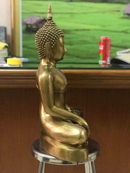 รูปหล่อ พระพุทธรูป สุโขทัย (หน้าตัก16นิ้ว สูง24นิ้ว) เนื้อทองเหลือง