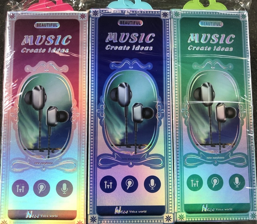 P10711 หูฟัง มาใหม่ ราคาขายส่ง 1 โหล :12 ชุด: 180 บ/โหล