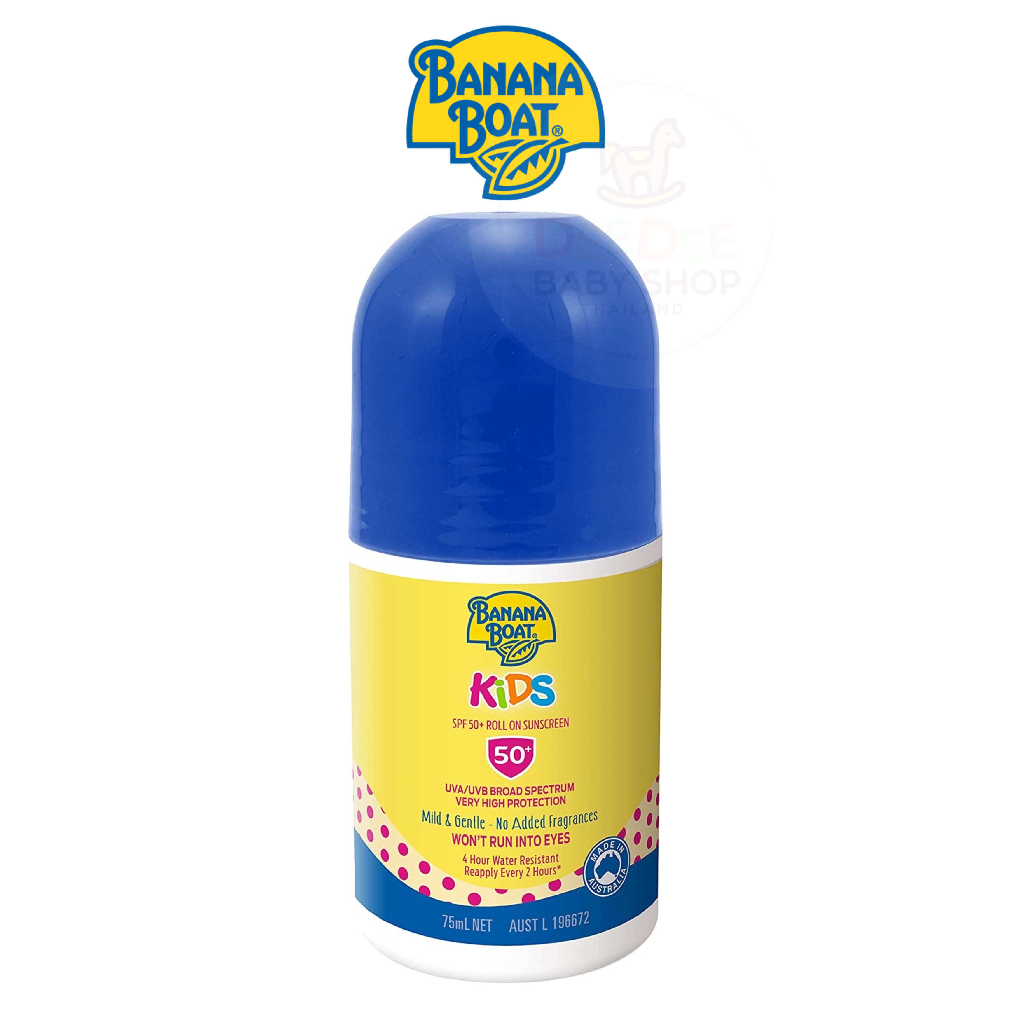 โรลออนกันแดดสำหรับเด็ก Banana Boat Kids Mild & Gentle Sunscreen Roll-On SPF50+