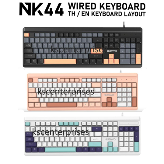 (TH/EN) คีย์บอร์ด Nubwo NK044 (keyboard USB)