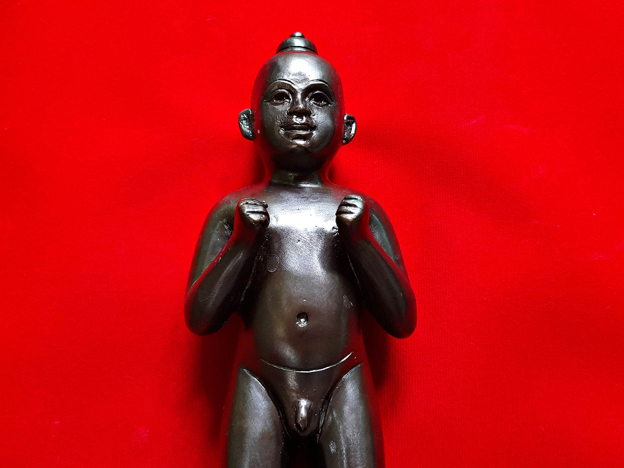 กุมาร หนูนุ้ย รุ่นแรก (ขนาดใหญ่ ตั้งบูชา สูง10นิ้ว จัดสร้าง99องค์) เนื้อทองเหลือง พิธีใหญ่ รุ่นแรก วัดโมคลาน จ.นครศรีธรรมราช ปี2565 #รับประกันแท้