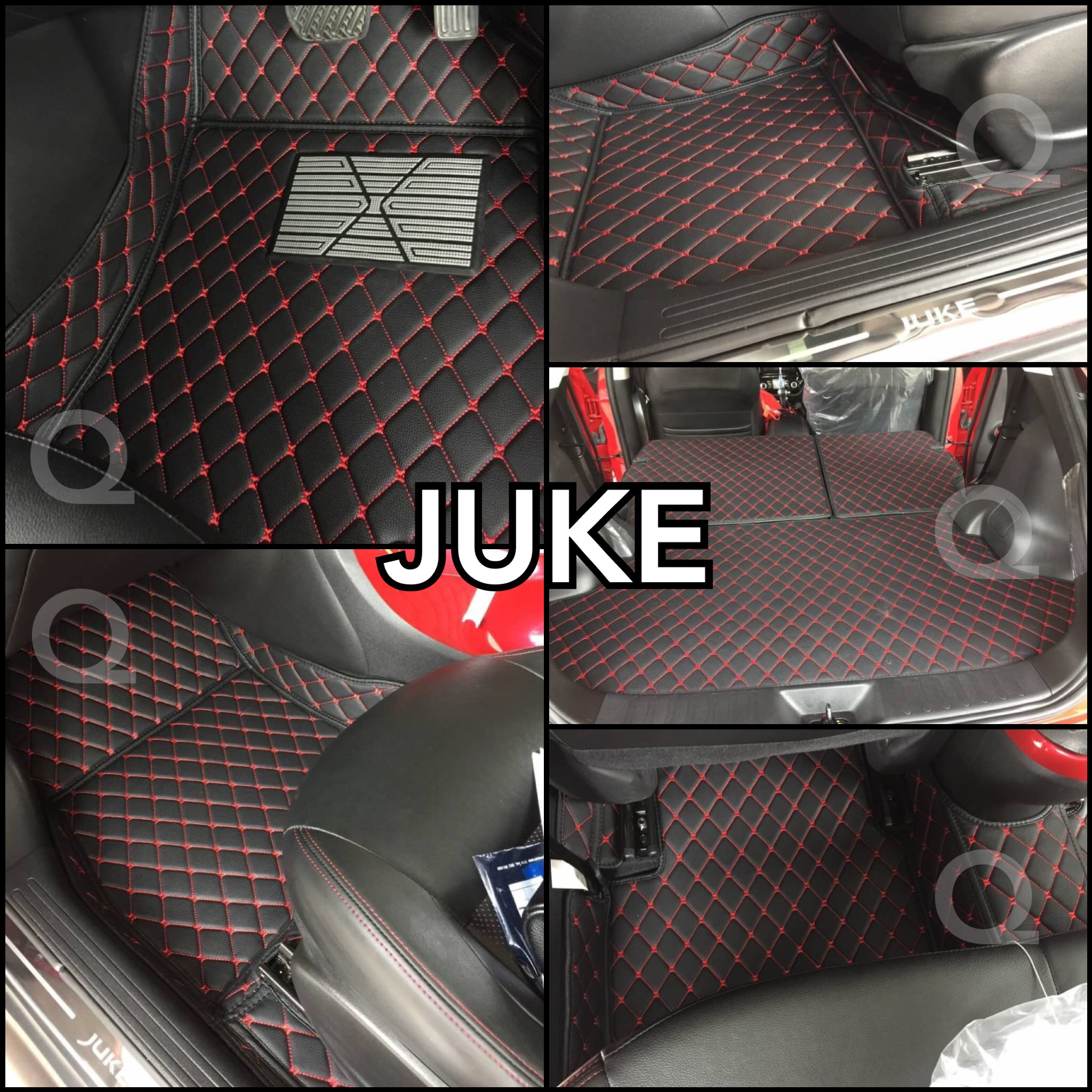 พรม6D พรีเมี่ยม JUKE จู๊ค รุ่นหนา แท้ ตรงรุ่น เข้ารูป พรมรถยนต์ ฟรีแถม3อย่าง