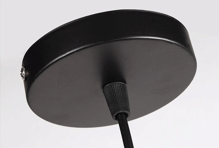 โคมไฟห้อยเพดานนอร์ดิกหัวไม้ ทรงกลมปลายแหลม