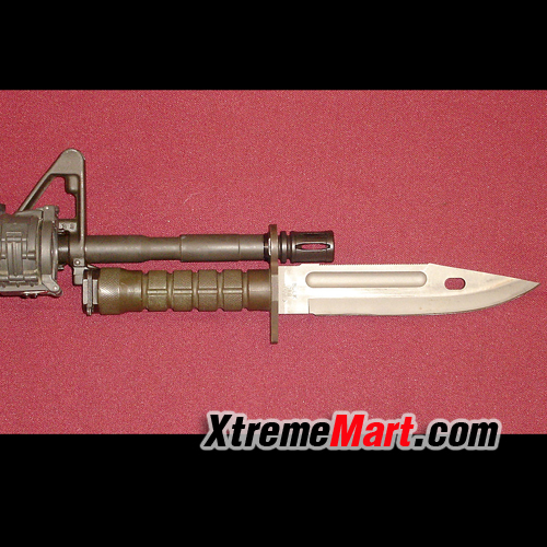 มีดใบตาย M9 มีดติดปลายปืนไรเฟิลตระกูล M16, AR15, M4, G3 และปืนมาตรฐาน NATO รุ่นอื่นๆ