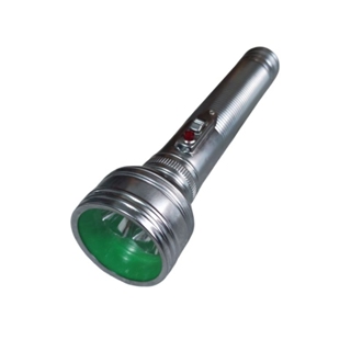 ไฟฉายโบราณกระบอกเหล็ก ไฟฉายวินเทจด้ามยาว ไฟฉายด้ามโลหะ