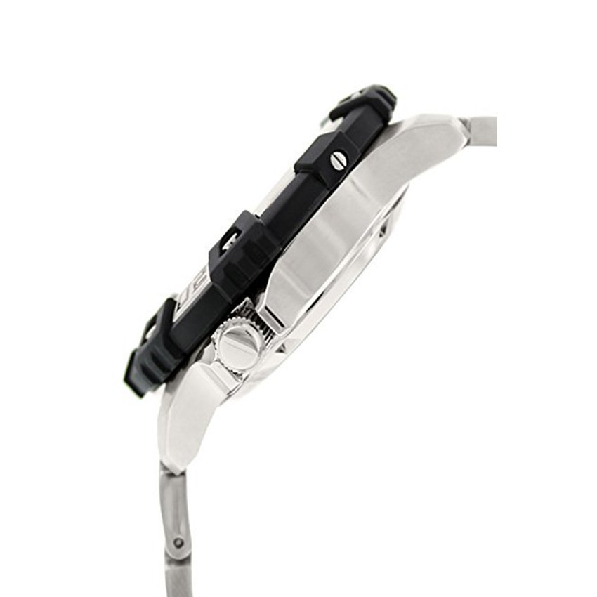 SEIKO นาฬิกาข้อมือ SPORTS 5 สายสแตนเลส รุ่น SRP471K1 - สีเงิน/สีดำ