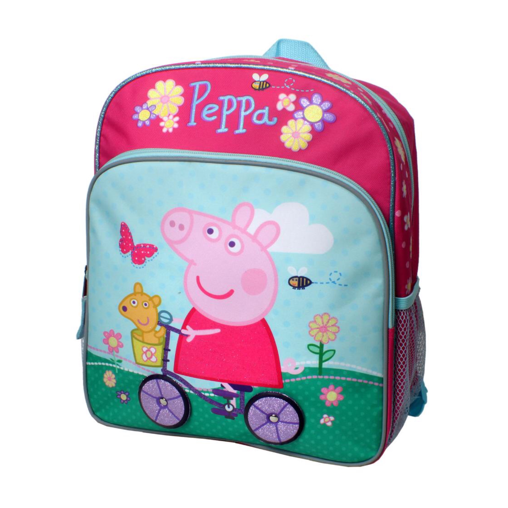 กระเป๋าเป้สะพายหลังสำหรับเด็ก Peppa Pig On Her Bicycle 14 inch Backpack