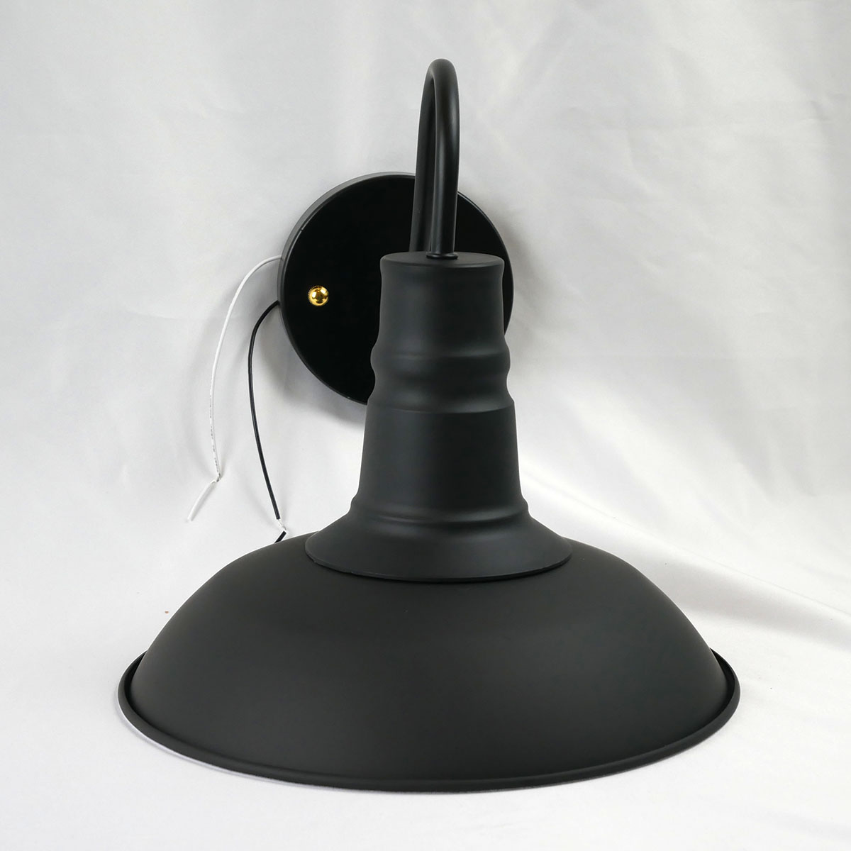 โคมไฟติดผนัง Loft American สีดำ