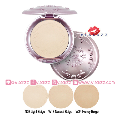 (W13 - Natural Pearl Beige) Etude Secret Beam Powder Pact สำหรับผิวสองสี แป้งโปร่งประกายมีวิ๊งๆ Shimmer ให้ใบหน้าประกายผ่อง
