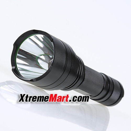 ชุดเซตไฟฉาย SupFire C8 T6 LED flashlight 1100LM 5 โหมด แสงสีขาว (สีดำ)