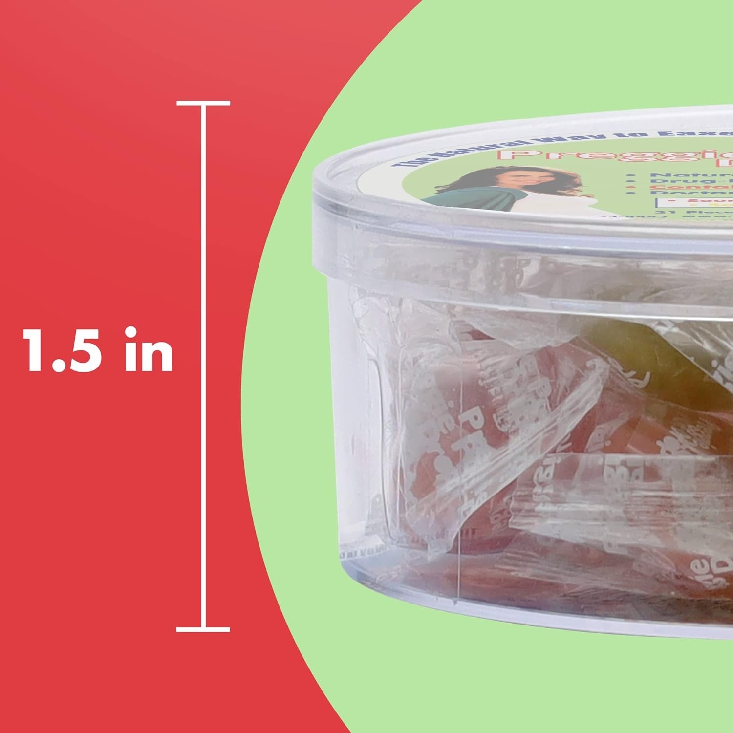 ลูกอมบรรเทาอาการแพ้ท้อง Three Lollies Preggie Pop Drops Plus