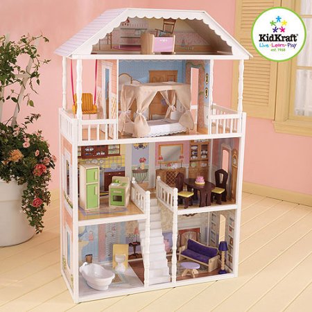 บ้านตุ๊กตาในฝันสำหรับลูกสาว KidKraft Savannah Dollhouse