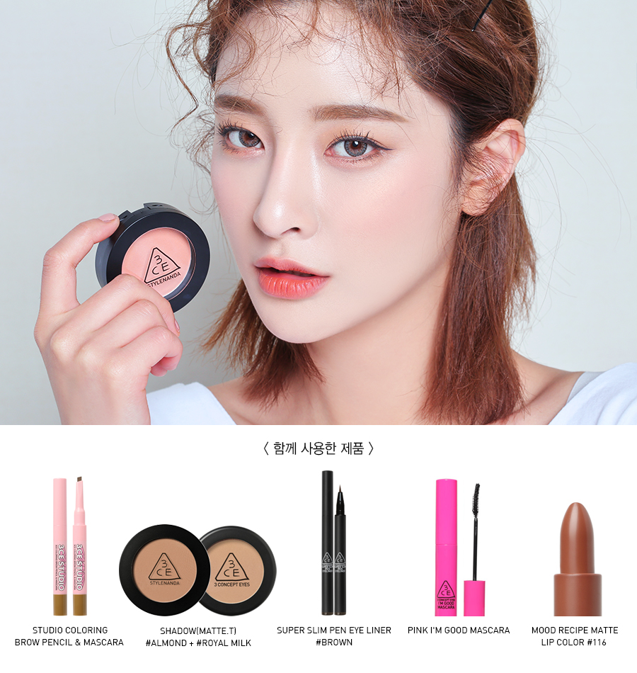 3CE Face Blush #Peach Sleeve บลัชอนนเนื้อฝุ่นสีสดใส เนื้อละเอียด ปัดแล้วสีฟุ้งสวย ติดทน