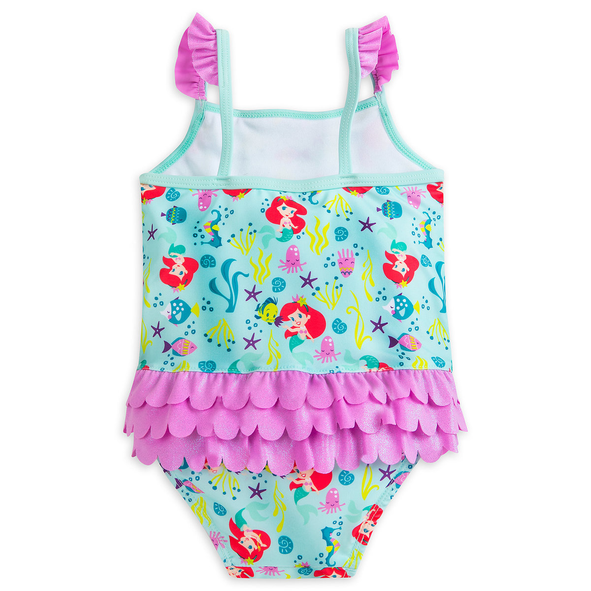 ชุดว่ายป้องกันรังสียูวีน้ำสำหรับทารกและเด็กเล็ก Disney Swimsuit for Baby (Ariel The Little Mermaid)
