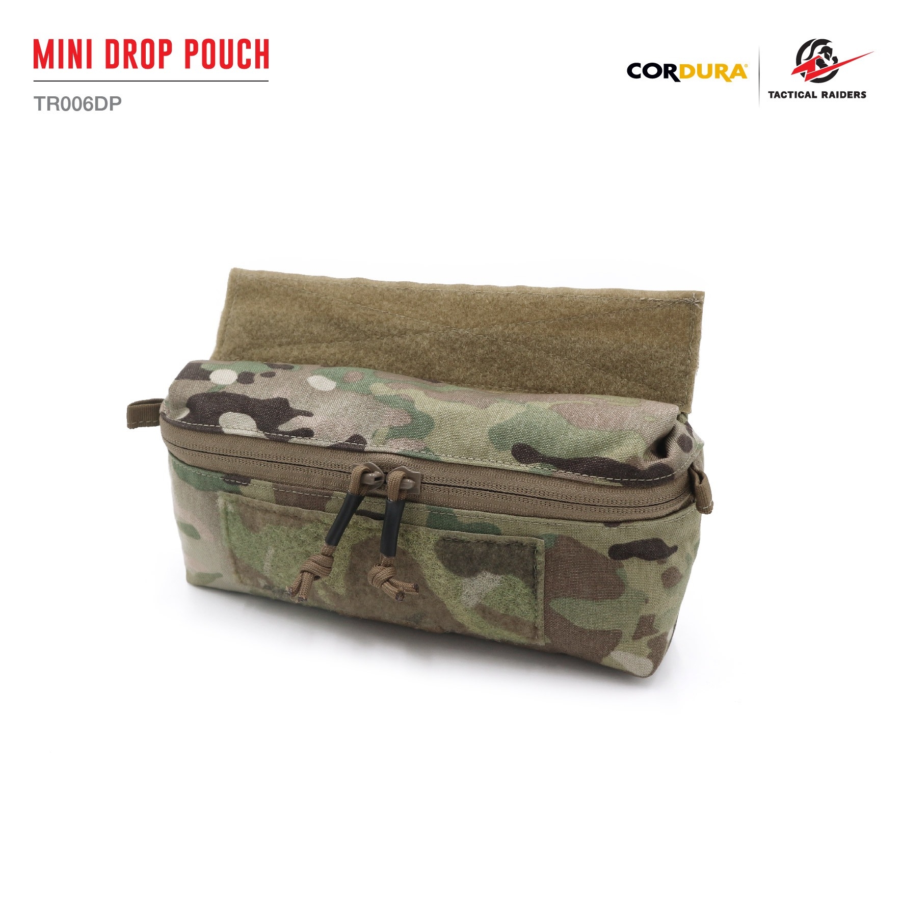 🇹🇭⫸ กระเป๋าติดเวส Mini Drop Pouch [ TR006DP ] ( Tactical Rider ) #ลายพราง