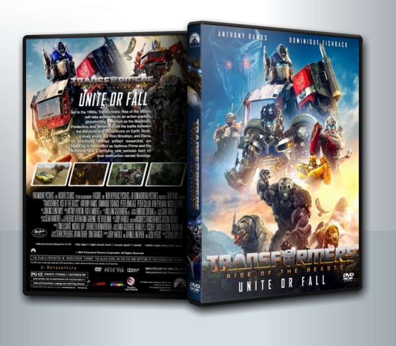 ทรานส์ฟอร์เมอร์ส กำเนิดจักรกลอสูร (2023) Transformers: Rise of the Beasts ( 1 DVD )