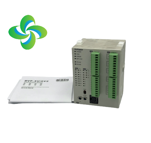 Delta PLC DVP Series Model:DVP28SV11T2 16DI/12DO 24V (Transistor)