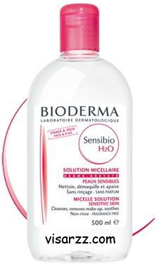 Bioderma Sensibio (Crealine) H2O 250 mL ขวดชมพู สำหรับผิวแห้ง - แพ้ง่าย ใช้เช็ดทําความสะอาดผิวหน้าและเครื่องสําอางได้สะอาดหมดจด