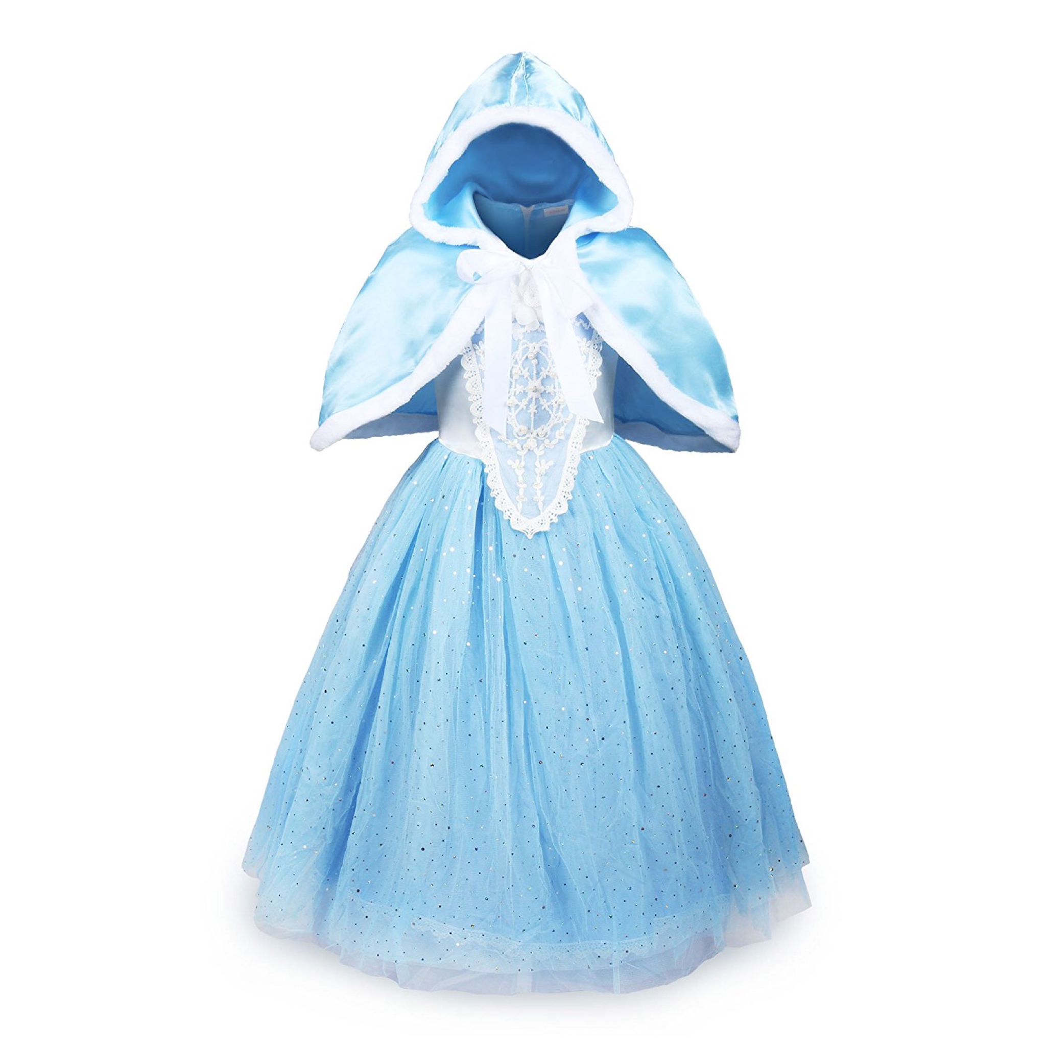 ชุดคอสตูมเจ้าหญิงซินเดอเรลล่า ReliBeauty Girls รุ่น Sequin Cinderella Dress Costume