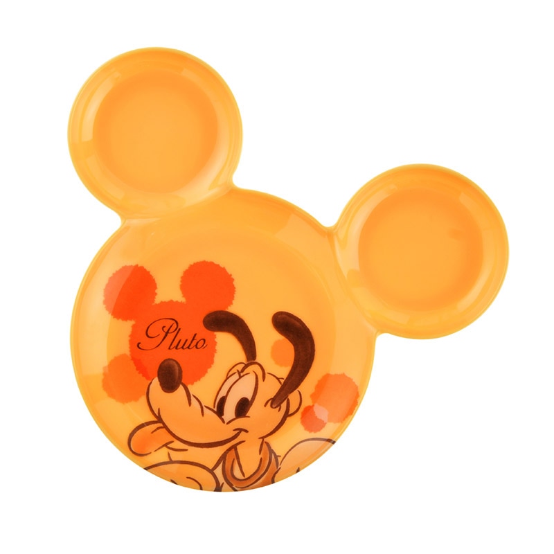 ชุดจานรับประทานอาหารสุดน่ารัก Disney Mealtime Magic - Hi! 2 Piece Icon Plate Set (Classic Mickey Mouse)