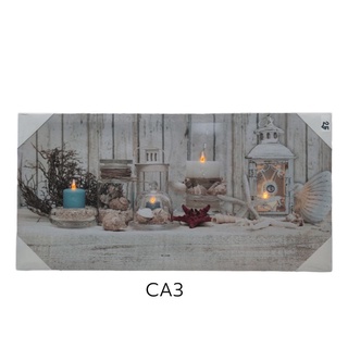 ภาพแคนวาสตกแต่งผนังมีไฟLEDในตัวขนาด30×60ซม.