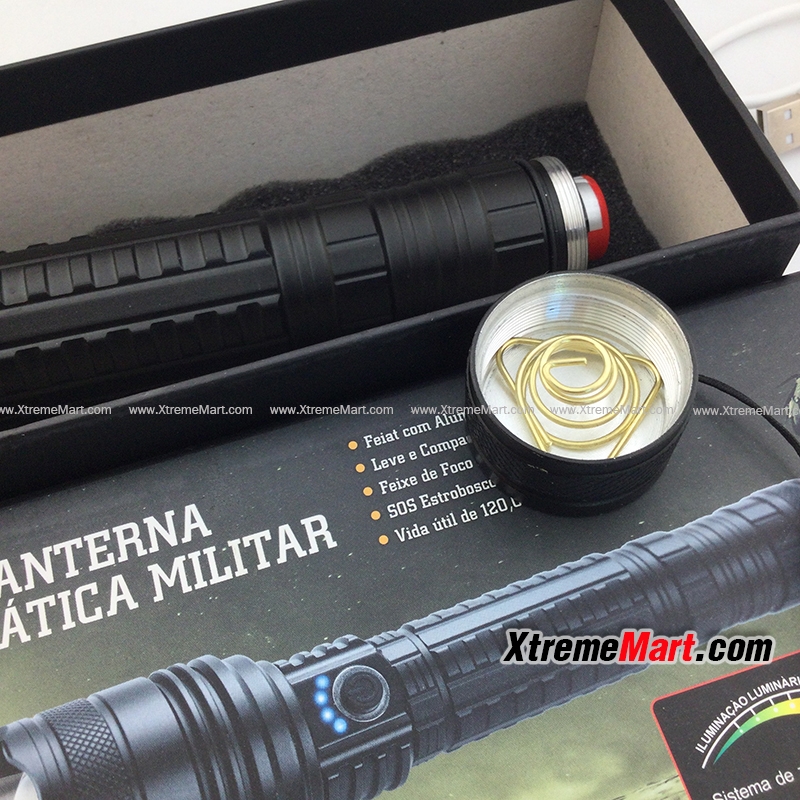 ชุดเซตไฟฉายซูม Ultrafire Hi-Power XML T9 69000W 3Mode 2x18650 LED Flashlight