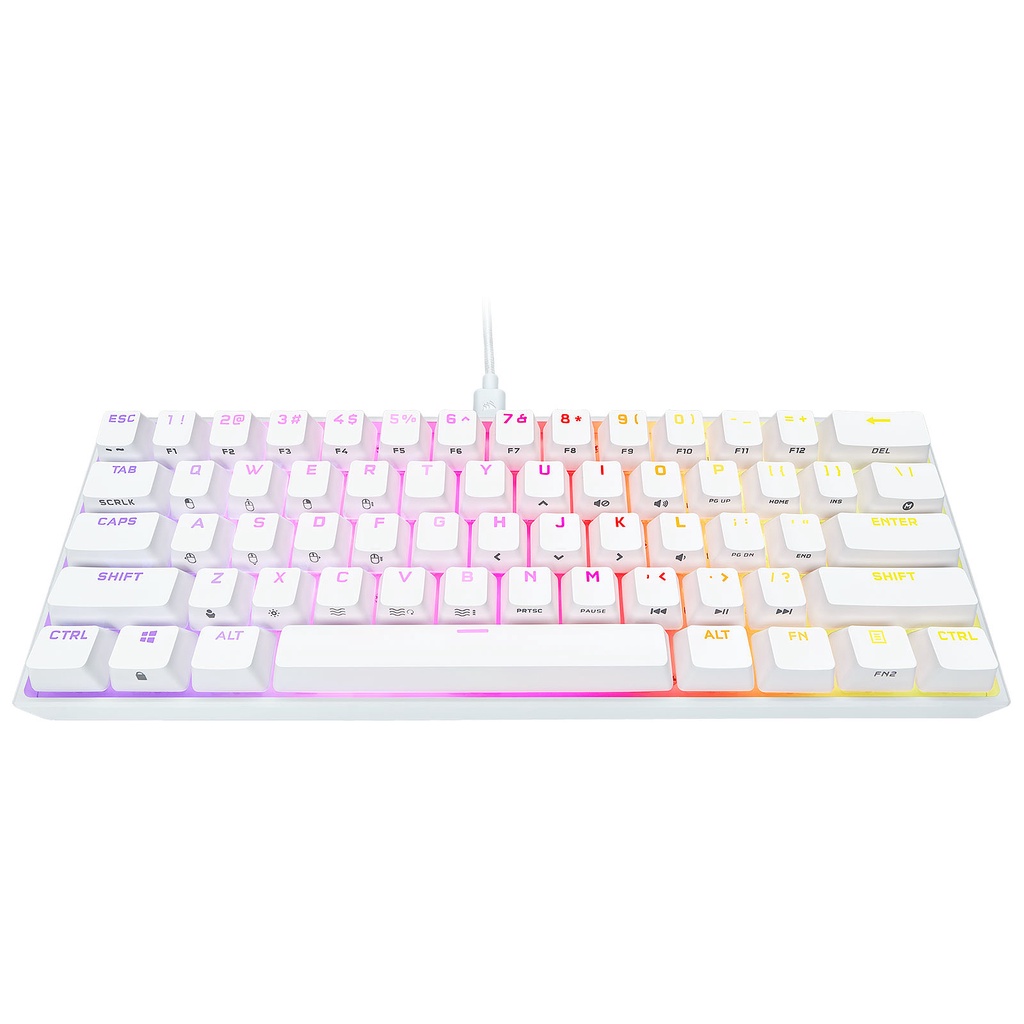 (EN) CORSAIR K65 RGB MINI 60% (Black / White) Mechanical Gaming Keyboard CH-9194010-NA / CH-9194110-NA