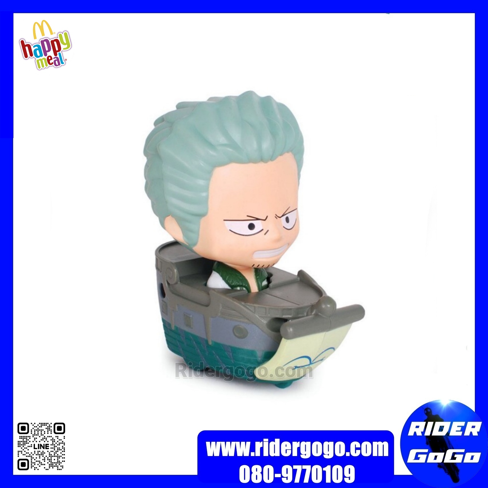 โมเดล วันพีช onepiece ของเล่นแมค Mcdonald Happy meal แฮปปี้มีล ขายยกเซ็ต 9 ตัว