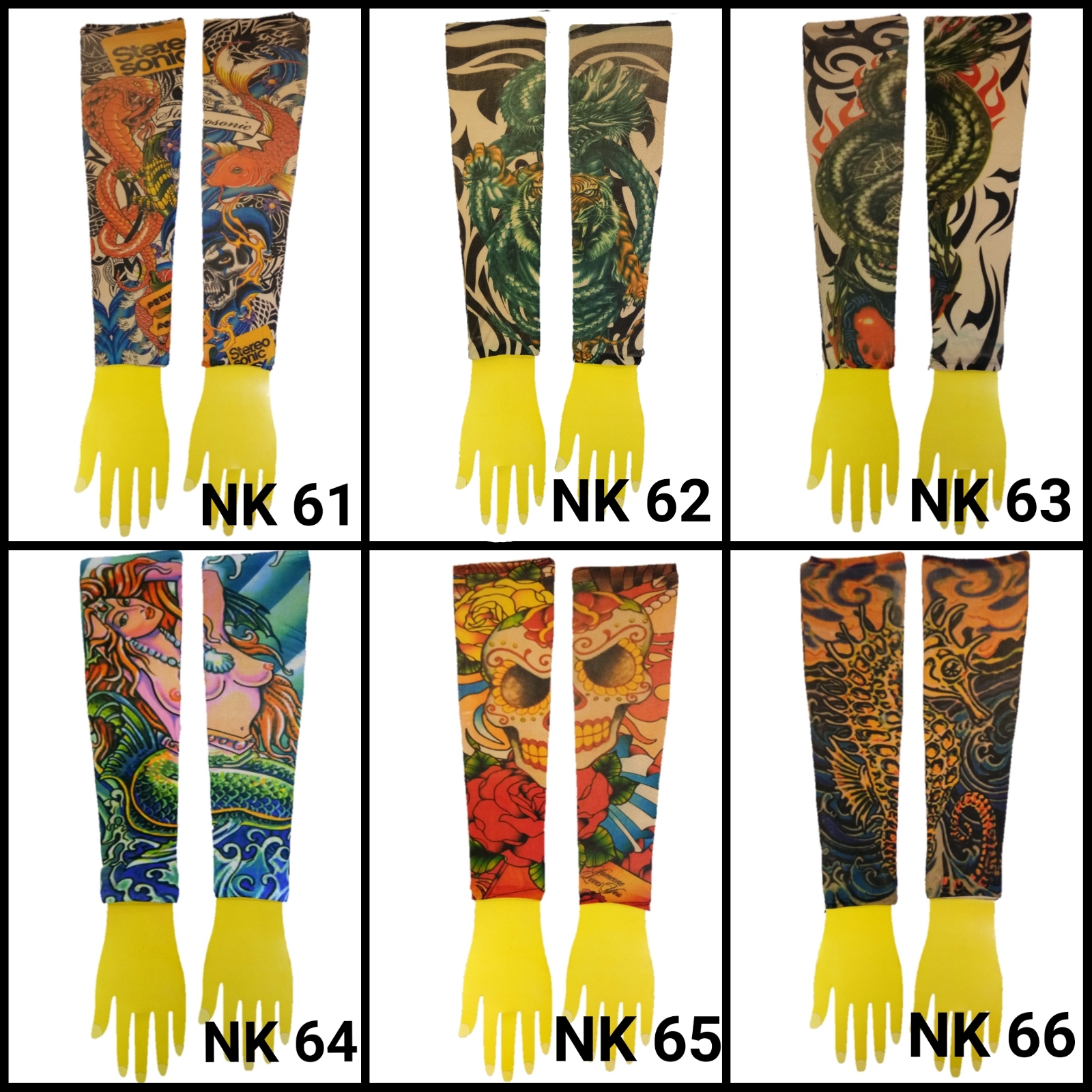 ปลอกแขนลายสัก ปลอกแขนลายแทททู ปลอกแขนมีลาย