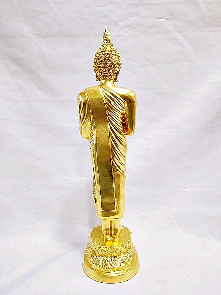 รูปหล่อ หลวงพ่อไหลมาเทมา(พระพุทธรูป สมเด็จองค์ปฐม ปาง อุ้มบาตร) เนื้อเรซิ่นใส(ปิดทอคำแท้) - (เข้าพิธีปลุกเสกที่ วัดพันท้ายนรสิงห์) ปี2562