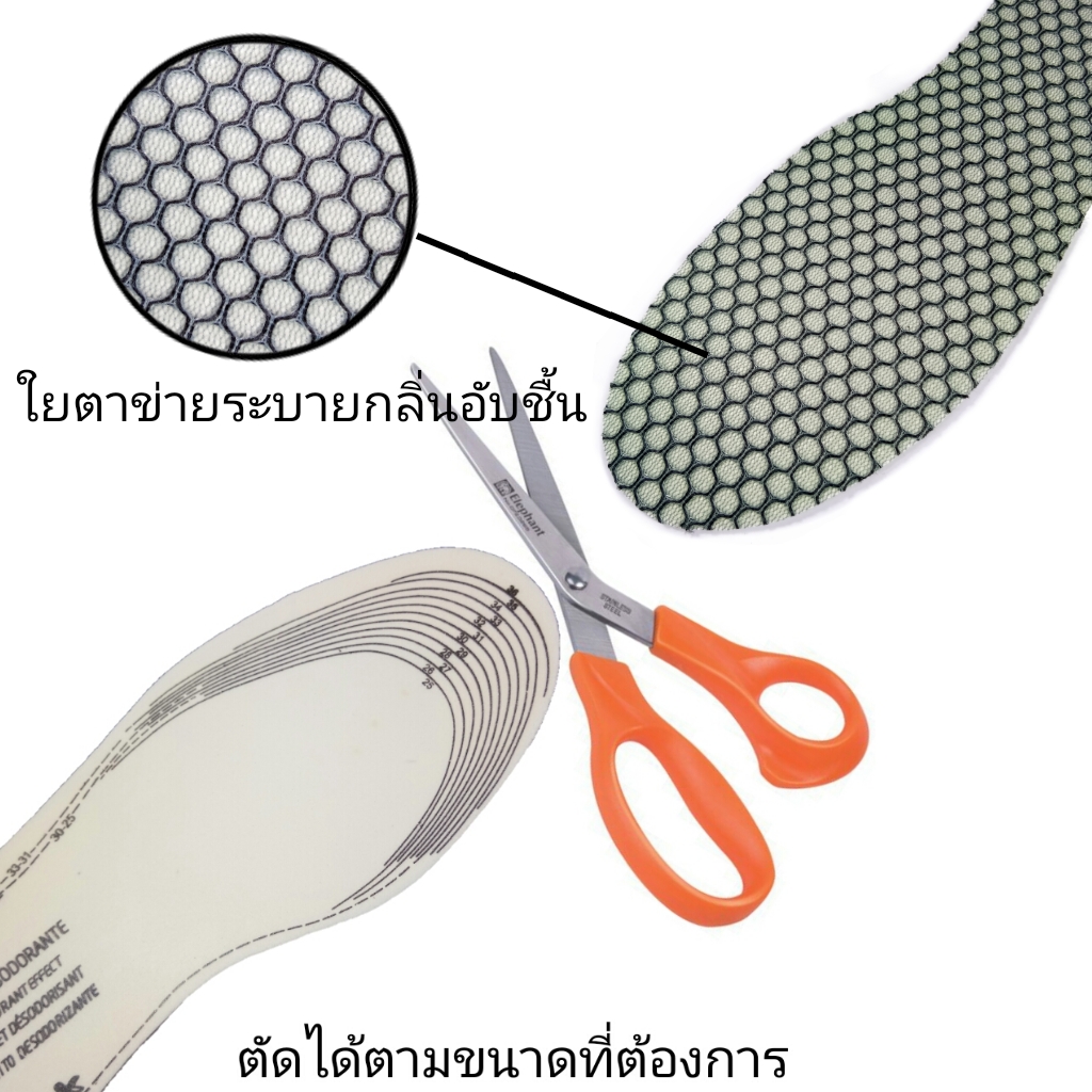แผ่นรองรองเท้าตาข่ายInsoles Health