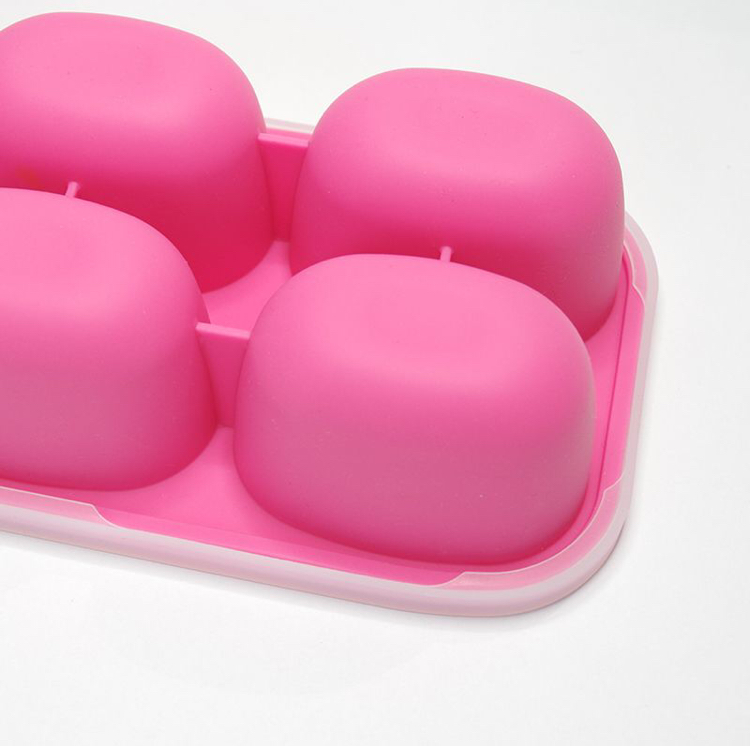 กล่องซิลิโคนสำหรับแช่แข็งอาหารพร้อมฝาปิด Mother's Corn Kitchen Ice Ecotainer (Pink)