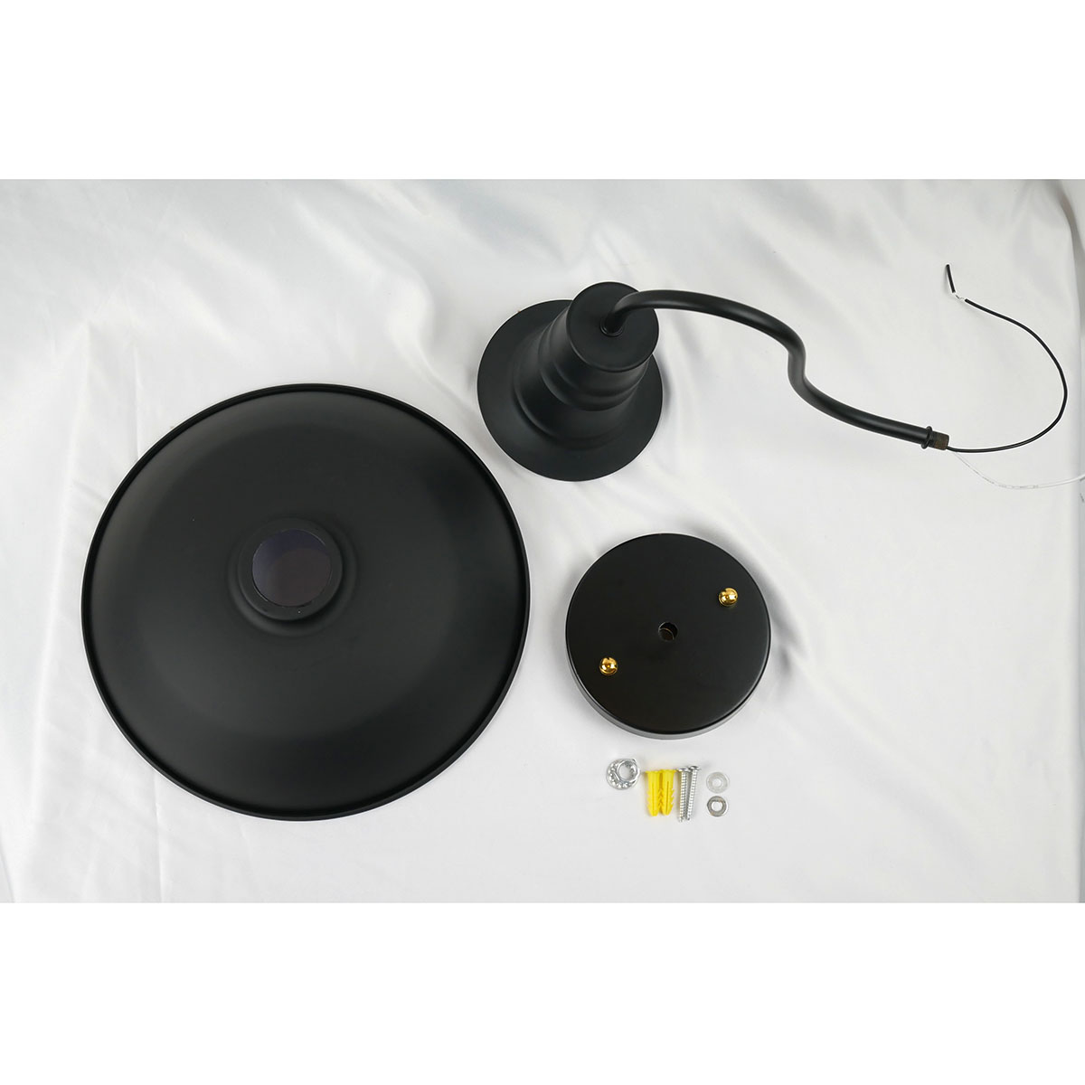 โคมไฟติดผนัง Loft American สีดำ