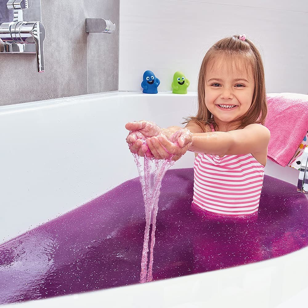 ผงสไลม์แสนสนุกสำหรับเด็ก Zimpli Kids Slime Baff (Glittery Purple)
