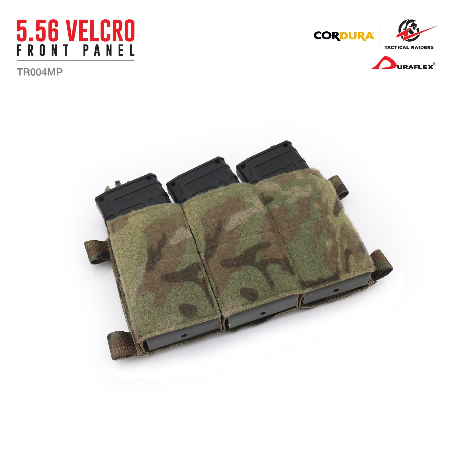 🇹🇭⫸ ซองแม็กกาซีน 5.56 Velcro Front Panel [ TR004MP ] ( Tactical Rider ) #ลายพราง