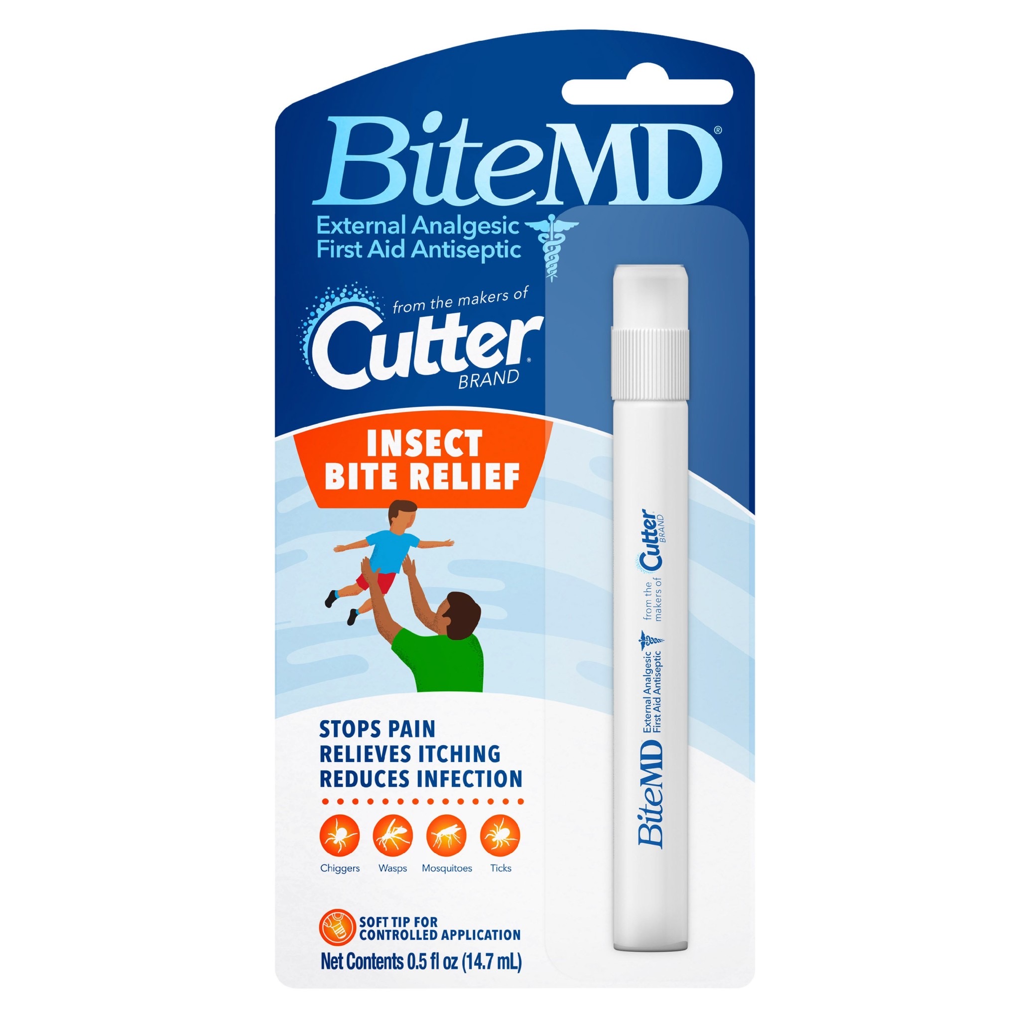 แท่งสติ๊กบรรเทาอาการคันจากแมลงสัตว์กัดต่อย Cutter BiteMD Insect Bite Relief Stick