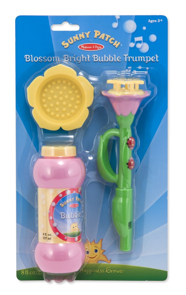 ชุดเป่าฟองสบู่ Melissa & Doug Sunny Patch - Blossom Bright Bubble Trumpet