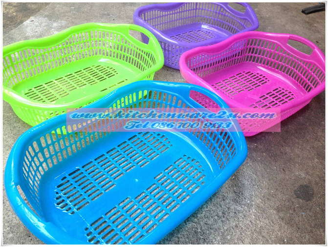 P06654 ตะแกรงเหลี่ยม ขอบหยัก สีหวาน ดีไซน์ใหม่ (ราคาส่งต่อ 12 โหล: โหลละ 200 บาท)